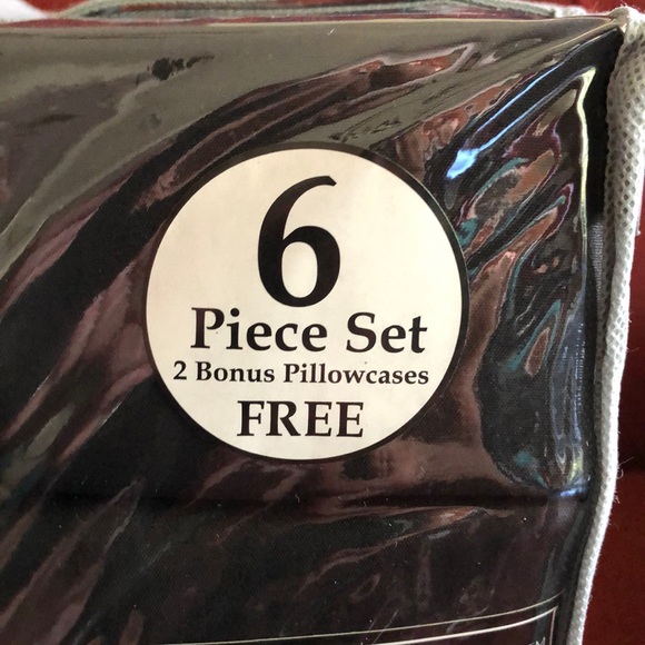 Bamboo Sheets 6 piece set King/Cal Black - Picture 6 of 6